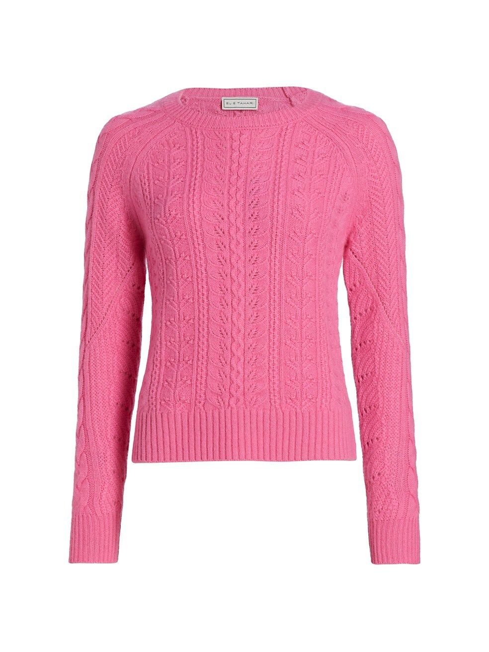 Cable-Knit Cashmere Sweater | Saks Fifth Avenue