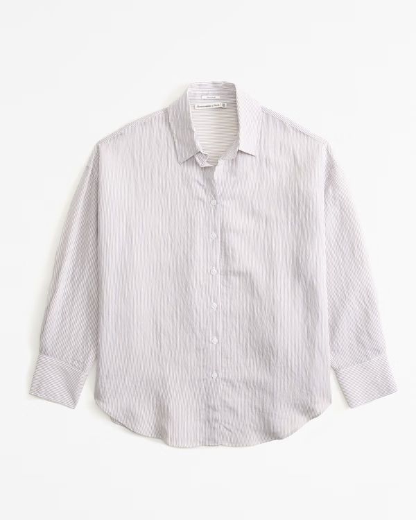 Oversized Breezy Shirt | Abercrombie & Fitch (UK)