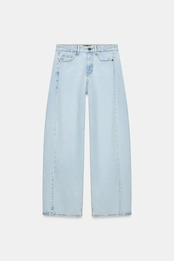 Z1975 HIGH-WAIST JEANS WITH FRONT SEAMS | Zara US