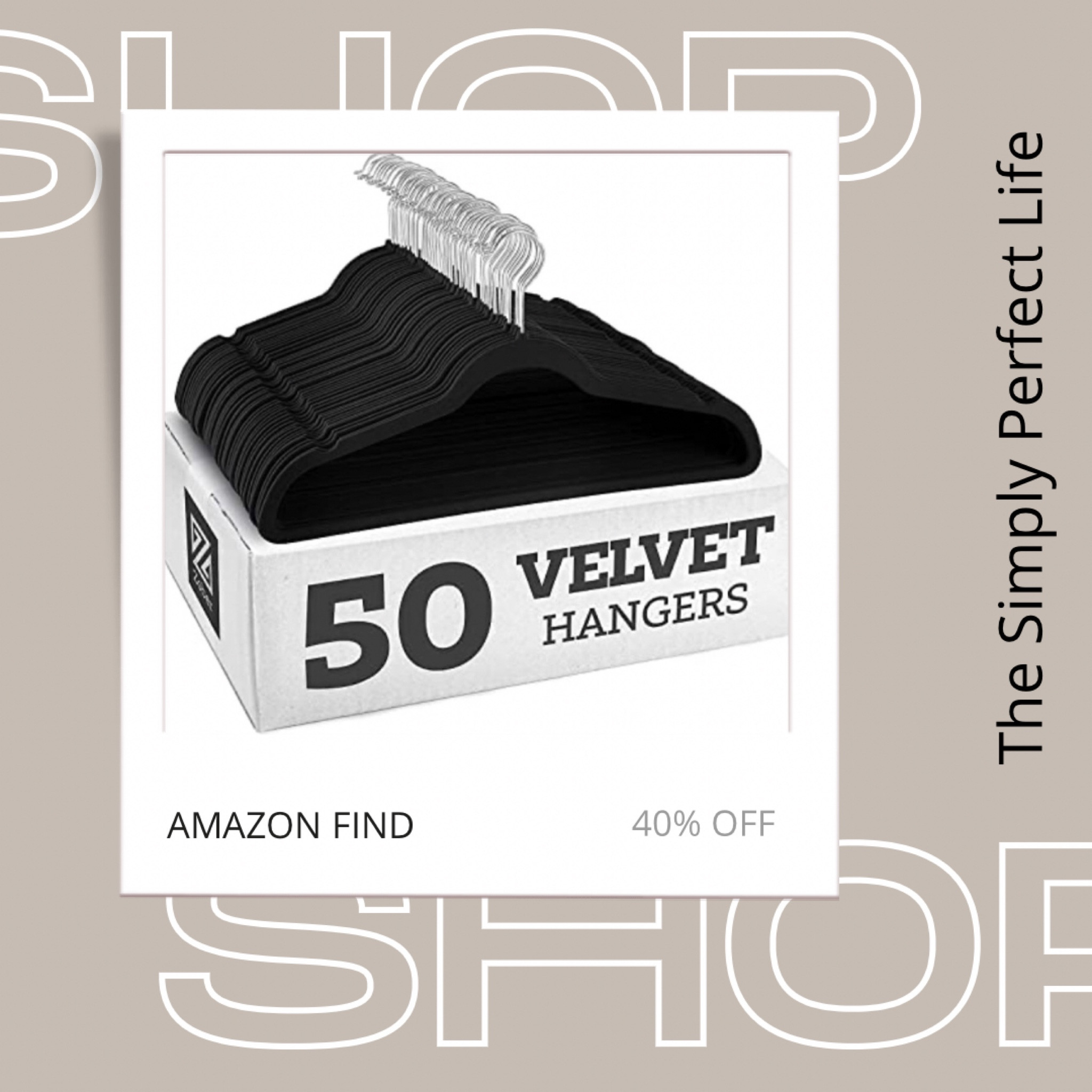 AMAZON DEAL: 50pk velvet hangers! 40% off, no coupon needed. 

#LTKhome #LTKunder50 #LTKsalealert