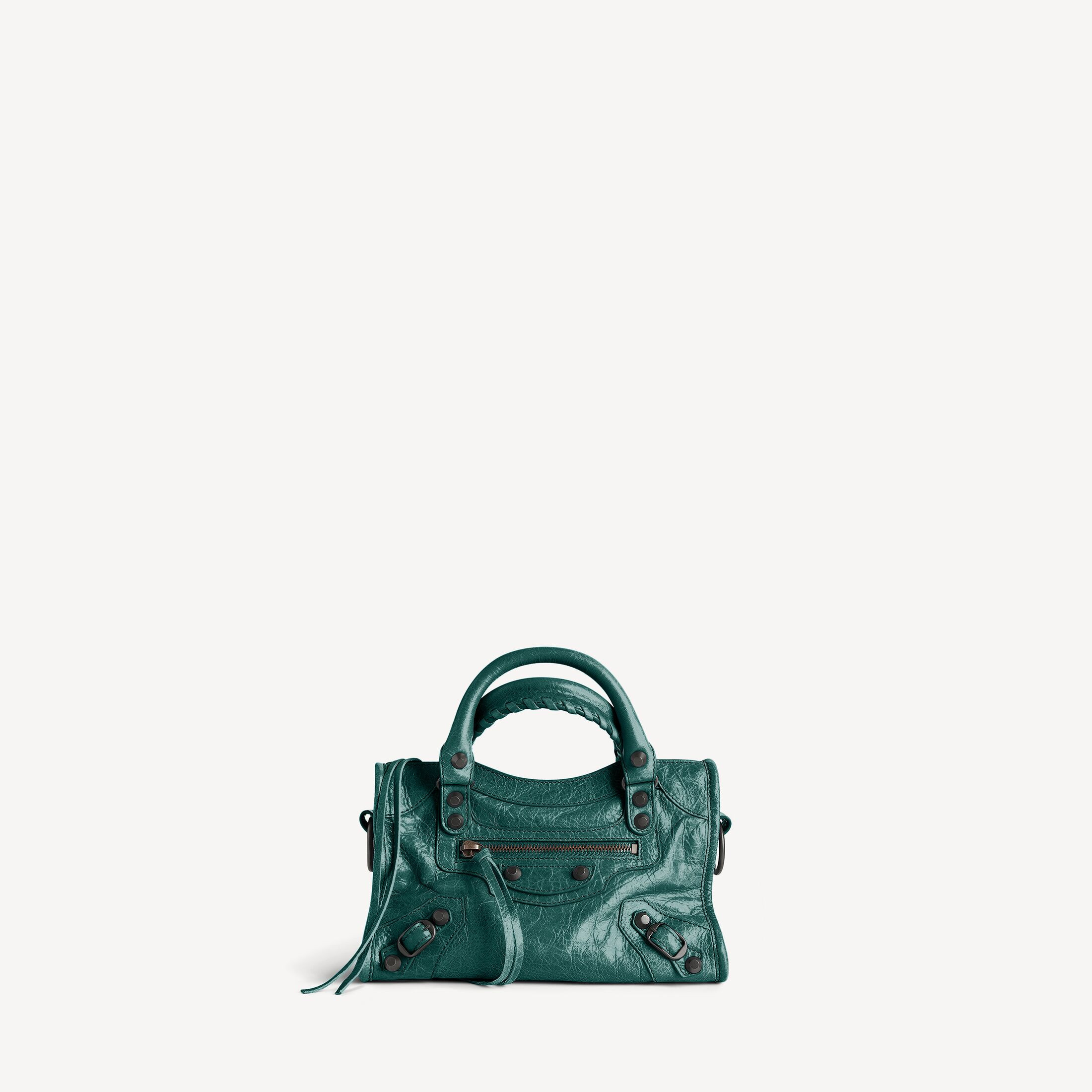 Balenciaga Le City Bag Mini - Green - Women's | Balenciaga