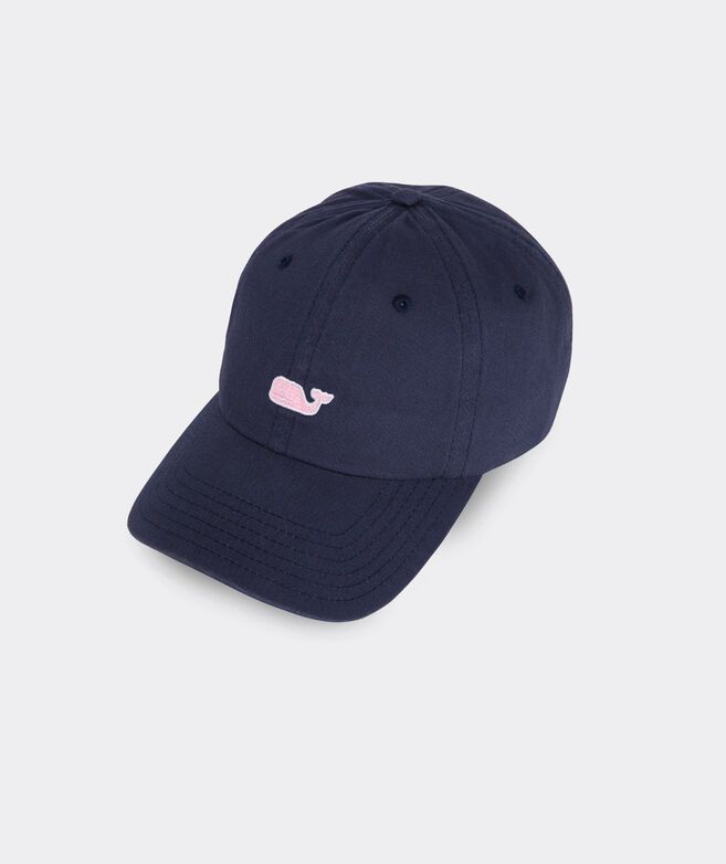 Whale Logo Leather Strap Baseball Hat | vineyard vines