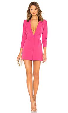 Lovers and Friends City Blazer Dress in Magenta Pink from Revolve.com | Revolve Clothing (Global)