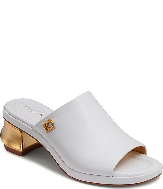 Donna Karan Tinley Leather Slide Sandals | Dillard's | Dillard's