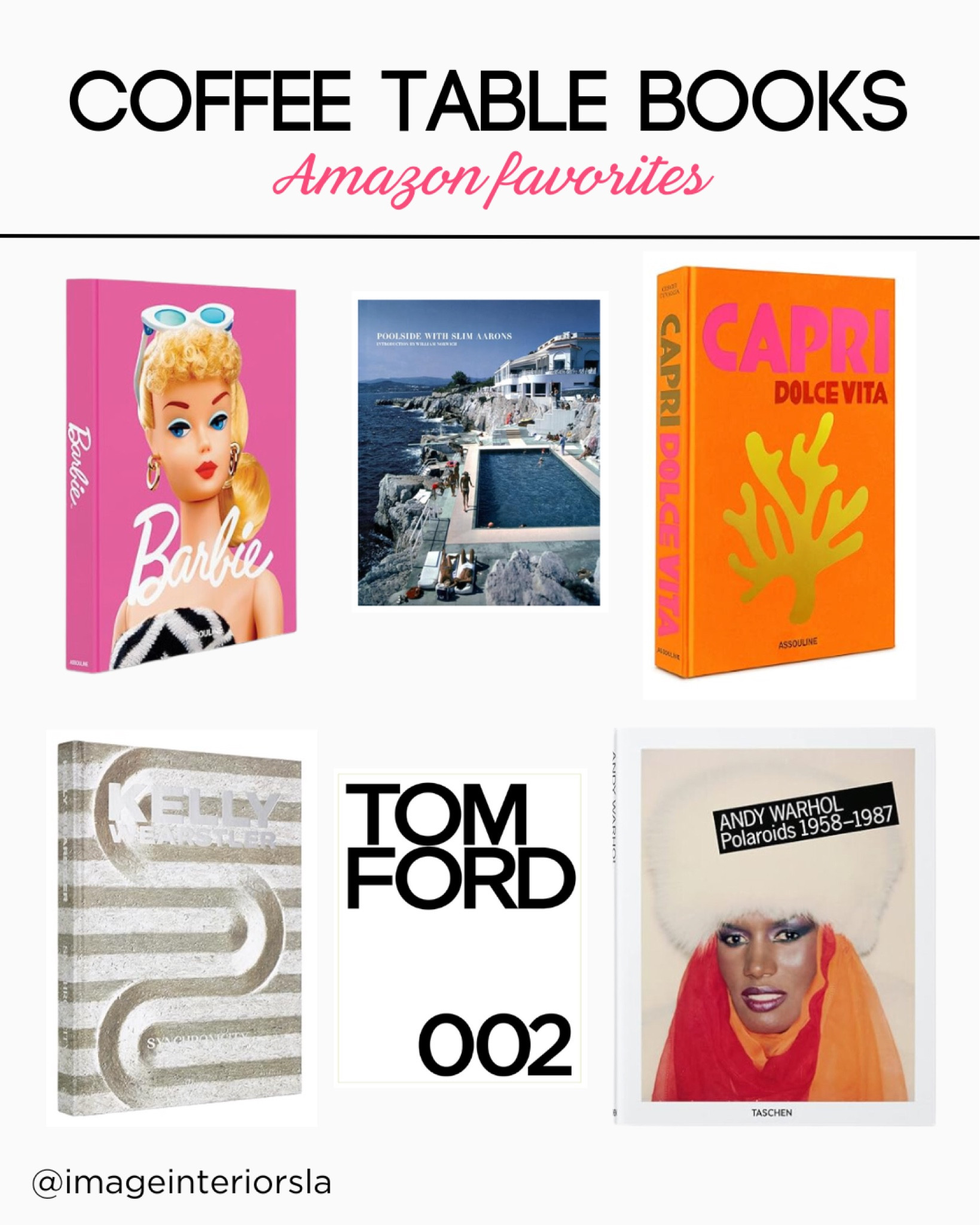A few of my favorite coffee table books available on Amazon. 

#LTKhome #LTKstyletip
