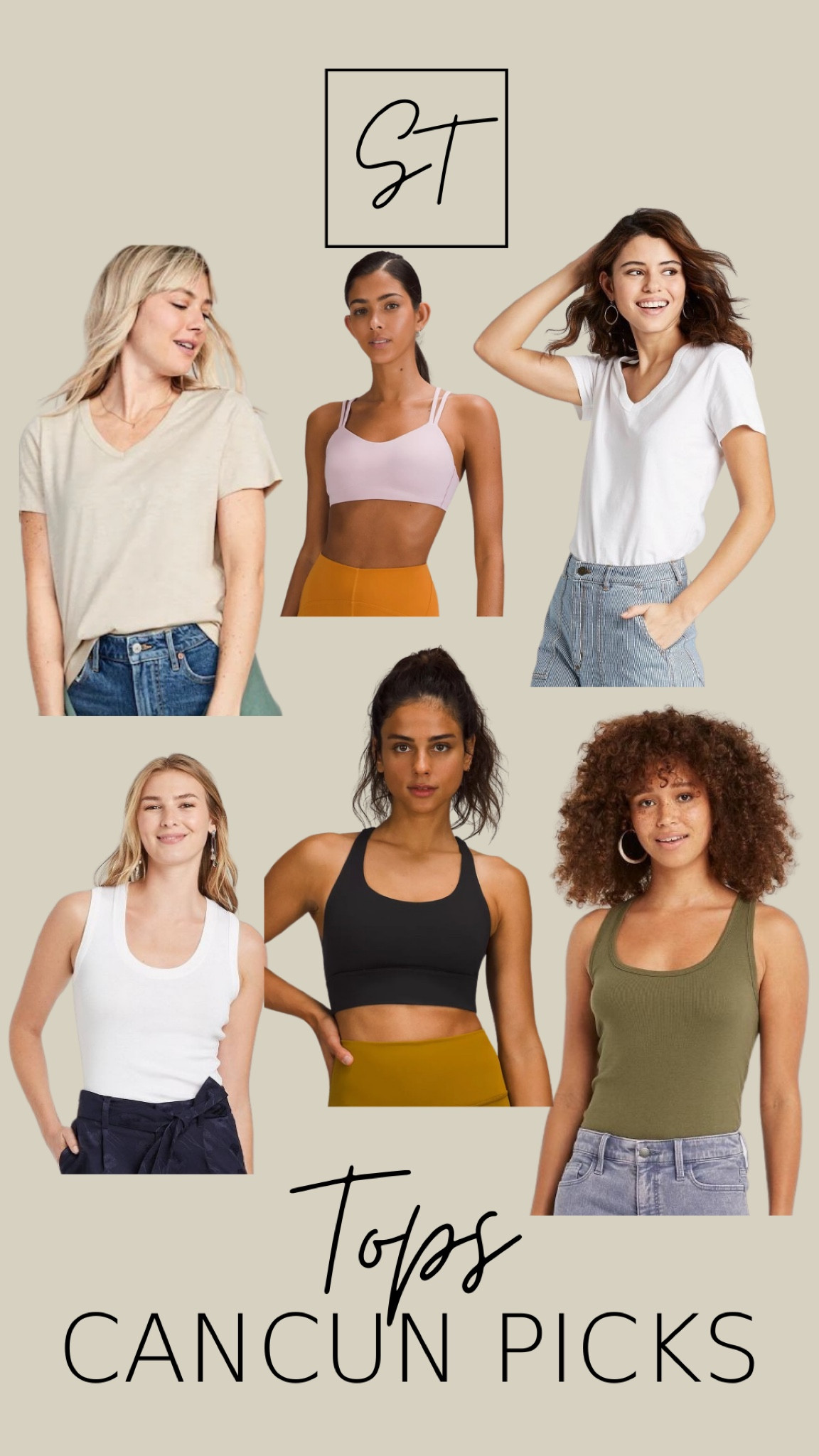 Tees, bras, and tank tops for your next beach vacation 

#LTKtravel #LTKFind