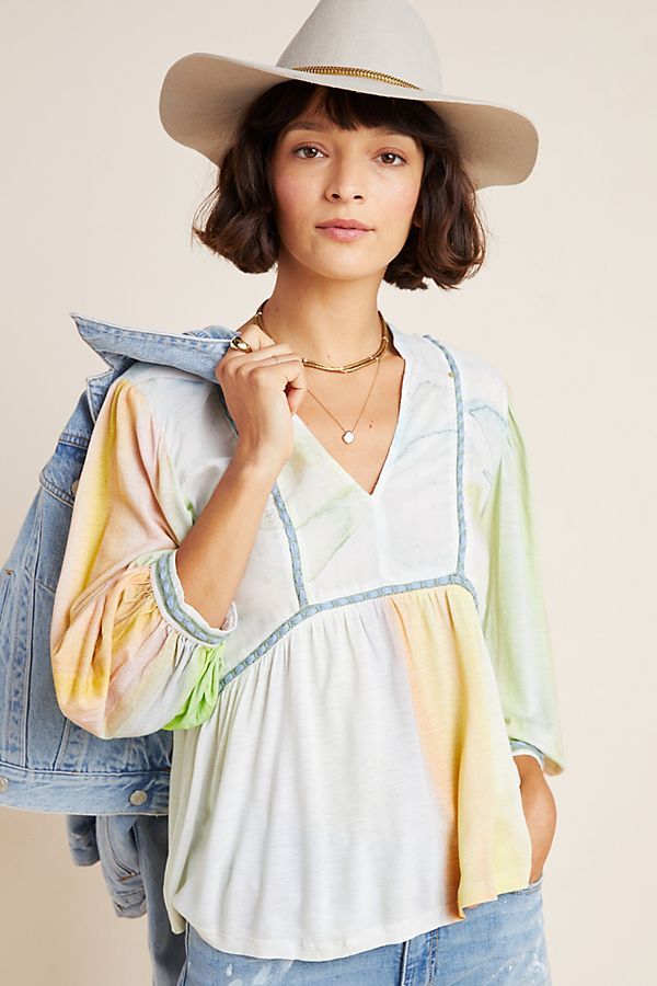 Renata Tie-Dyed Top | Anthropologie (US)