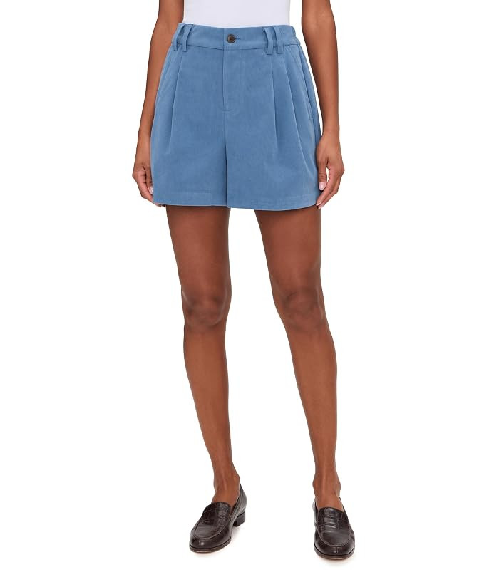 Varley Jorden Pleat Shorts 4.5 Women's Shorts Bijou Blue : XXS 4.5, Polyester | Zappos.com
