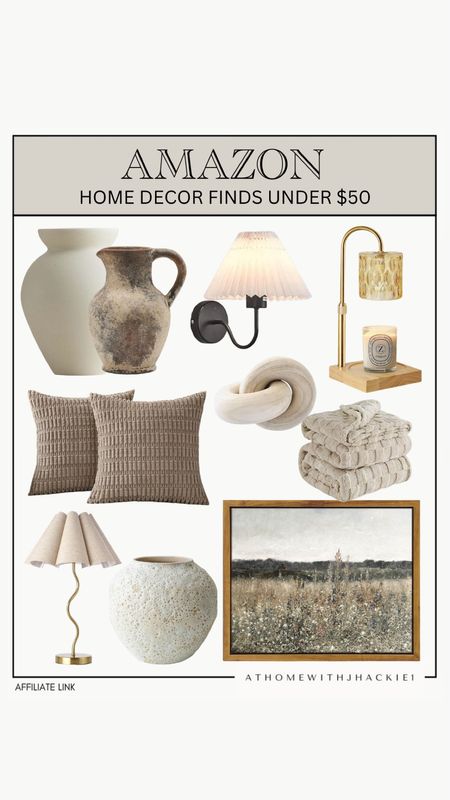 Amazon Home decor finds under $50, home decor, Amazon on sale, modern home, neutral home, ceramic vases, ceramic lamps, framed wall art, neutral home decor, Amazon home. 

#LTKStyleTip #LTKFindsUnder50 #LTKHome