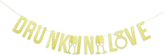 Drunk in Love Beyonce Bachelorette Party Banner - Wedding Bridal Shower Banner， Engagement Part... | Amazon (US)