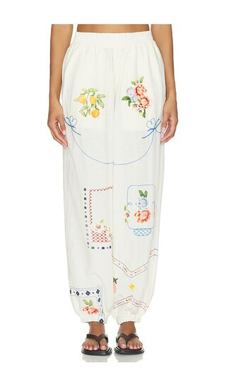 Agua Bendita Toscana Basket Pant in Multi. - size S (also in ) | Revolve Clothing (Global)