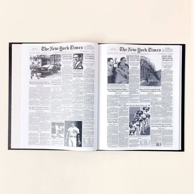 New York Times Custom Anniversary Book | UncommonGoods
