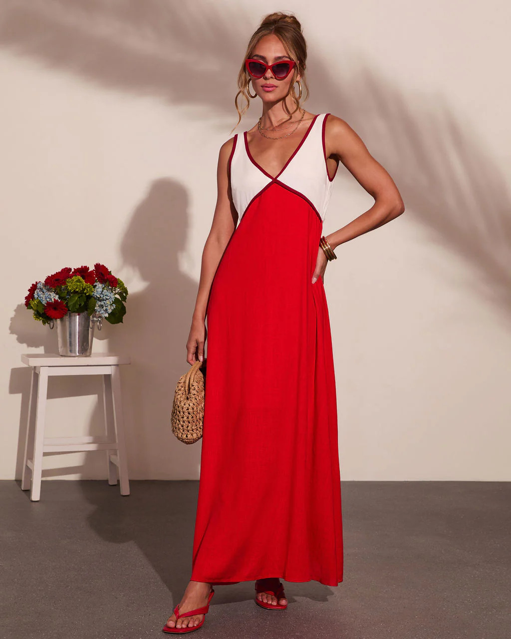 Alexandrea Colorblock Maxi Dress | VICI