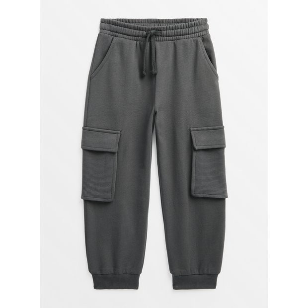 Buy Charcoal Grey Cargo Joggers 5 years | Trousers and joggers | Tu | Tu Clothing
