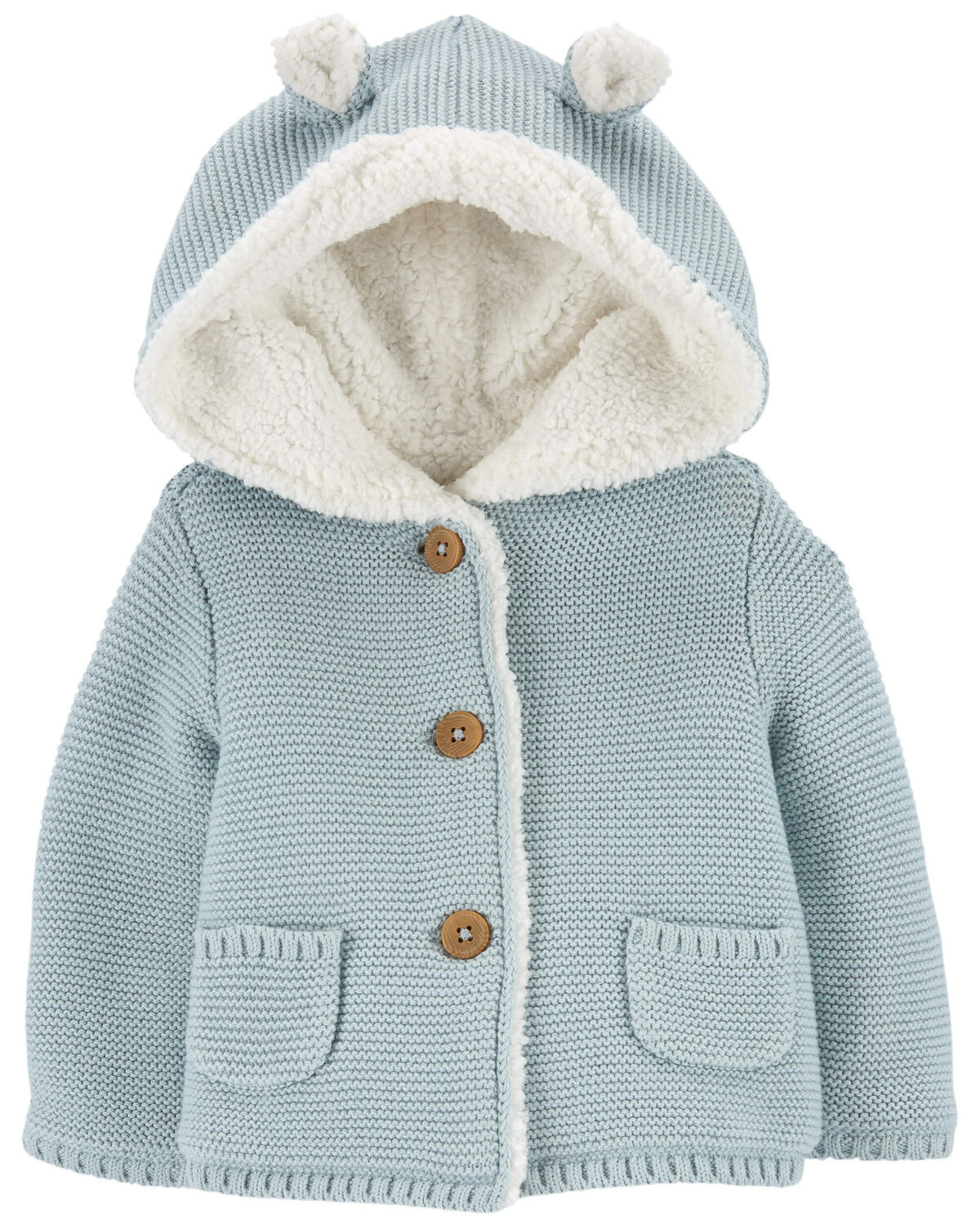 Baby Sherpa-Lined Hooded Jacket | Carter's Inc