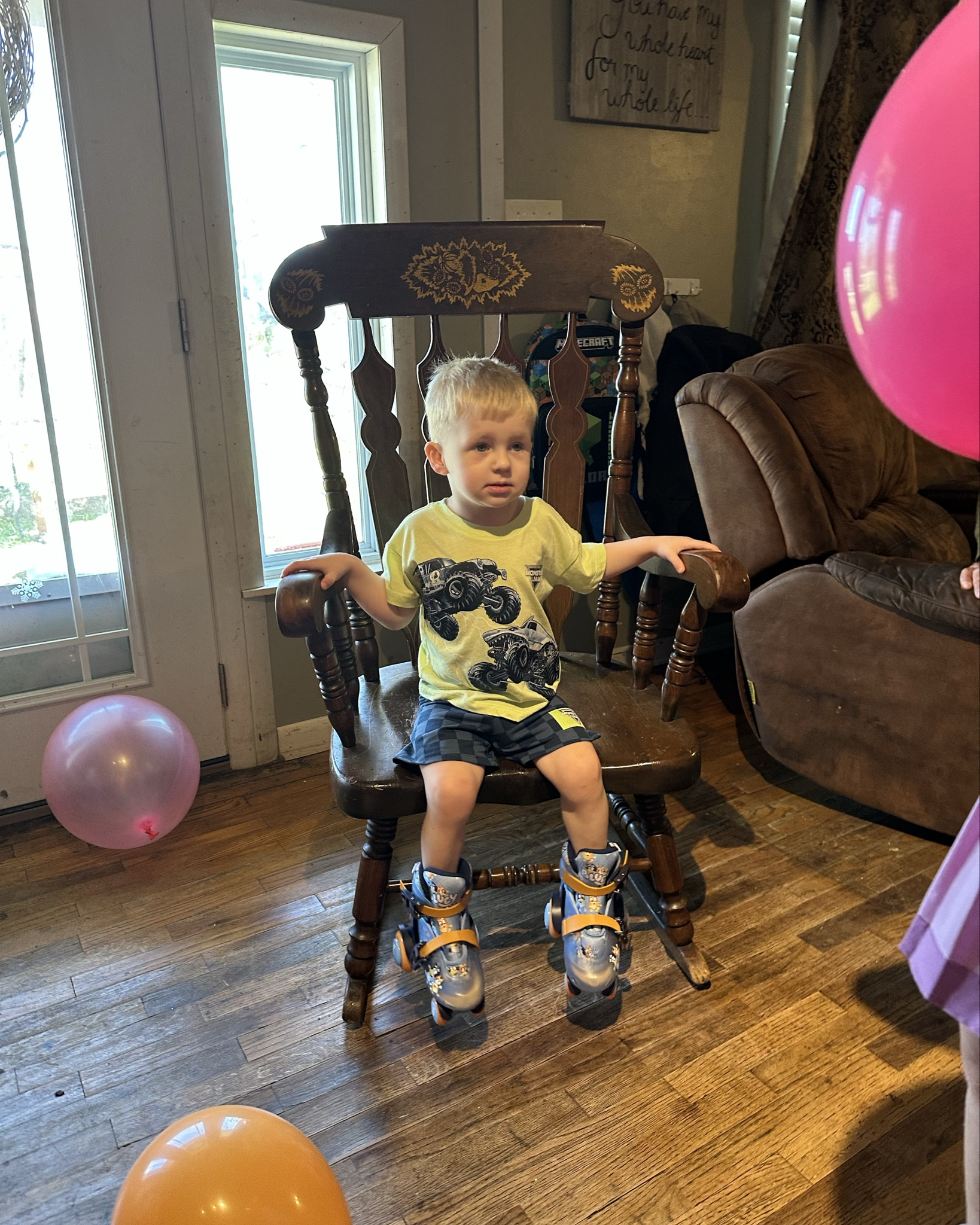 Birthday boy outfit monster jam 

2nd Birthday outfit bluey skates Yamaha atv