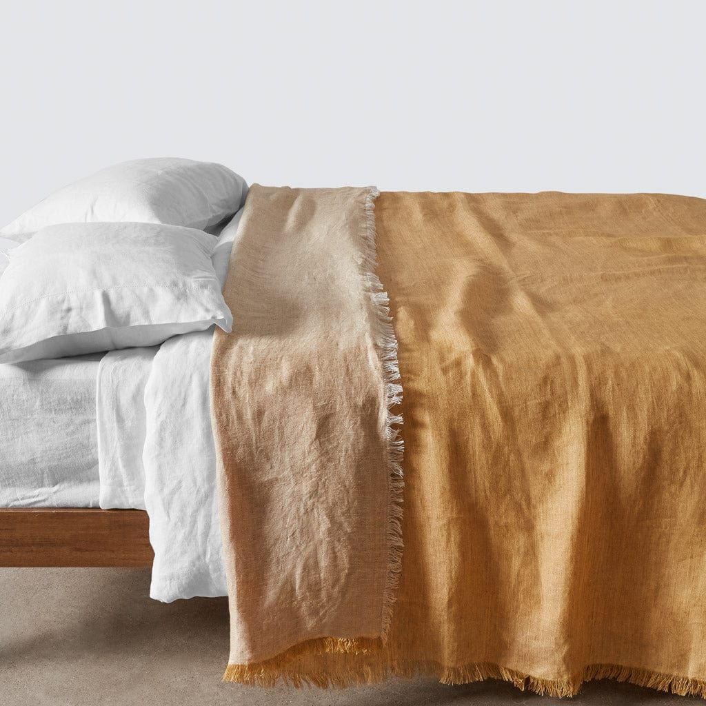 Arya Linen Bed Blanket   – The Citizenry | The Citizenry