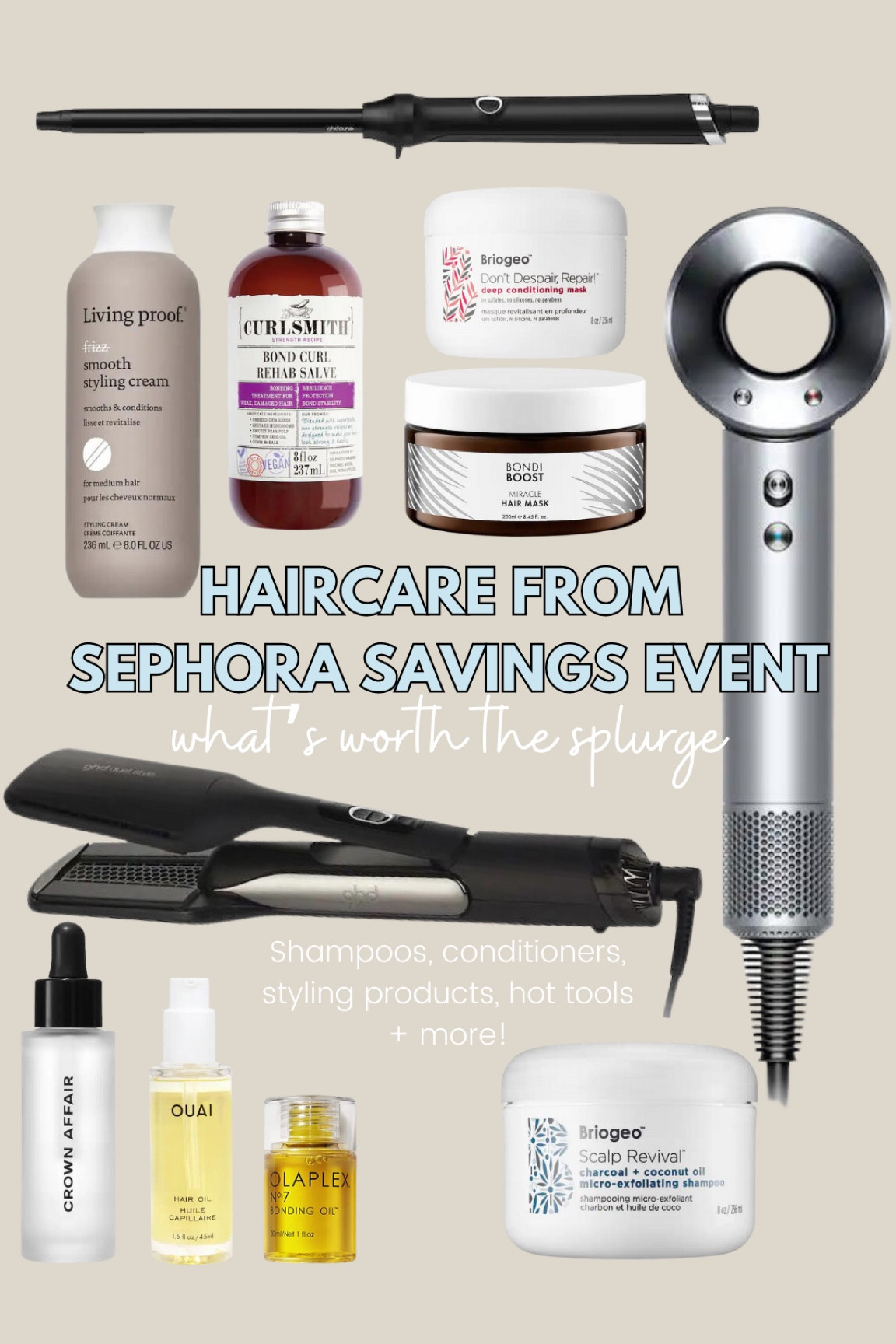 linking all my favorite sephora hair care items!