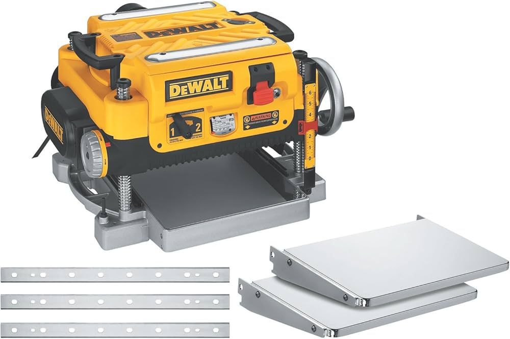 DEWALT Thickness Planer, 13-inch 3 Knife for Larger Cuts, 20,000 RPM Motor (DW735X) | Amazon (US)