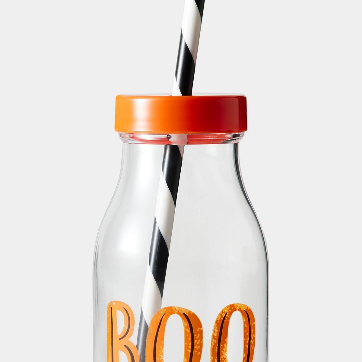 12oz Milk Jug Tumbler with Straw 'Boo' Clear - Hyde & EEK! Boutique™ | Target