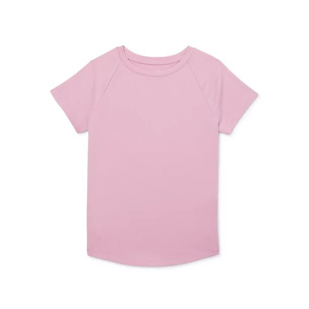 Athletic Works Girls Jersey Core T-Shirt, Sizes 4-18 & Plus | Walmart (US)