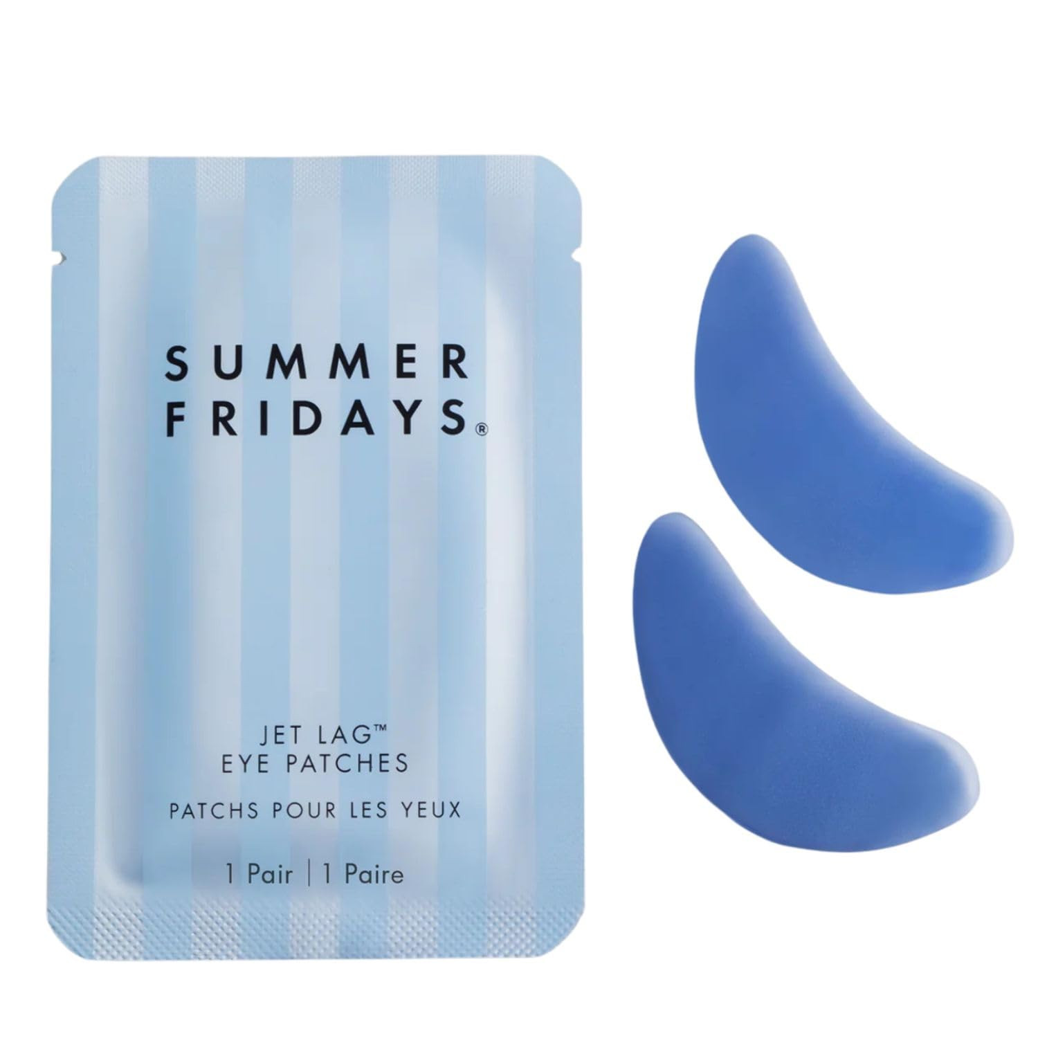 Summer Fridays Jet Lag Under Eye Patches - Hydrating & Depuffing Hydrogel Eye Masks with Caffeine... | Amazon (US)