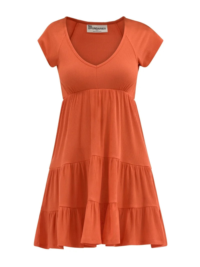 No Boundaries Babydoll Mini Dress, Women's | Walmart (US)