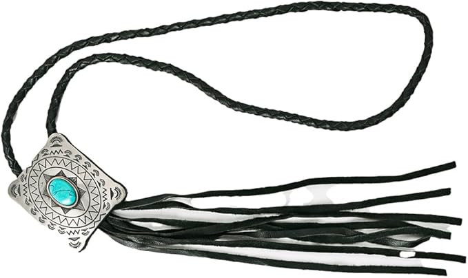 American Darling Braided Genuine Leather Jewelry Necklace with Concho Handmade Necklaces Timeless... | Amazon (US)