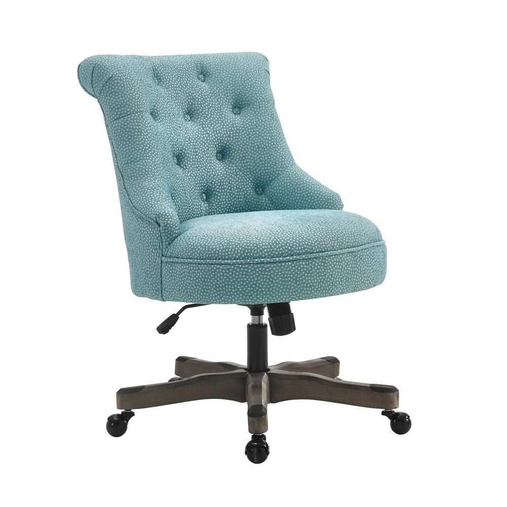 Sinclair Office Chair Gray Wash Wood Base - Linon | Target