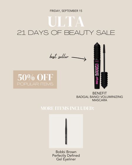 Ulta Beauty: 21 Days of Beauty Sale 

#LTKSale #LTKsalealert #LTKbeauty