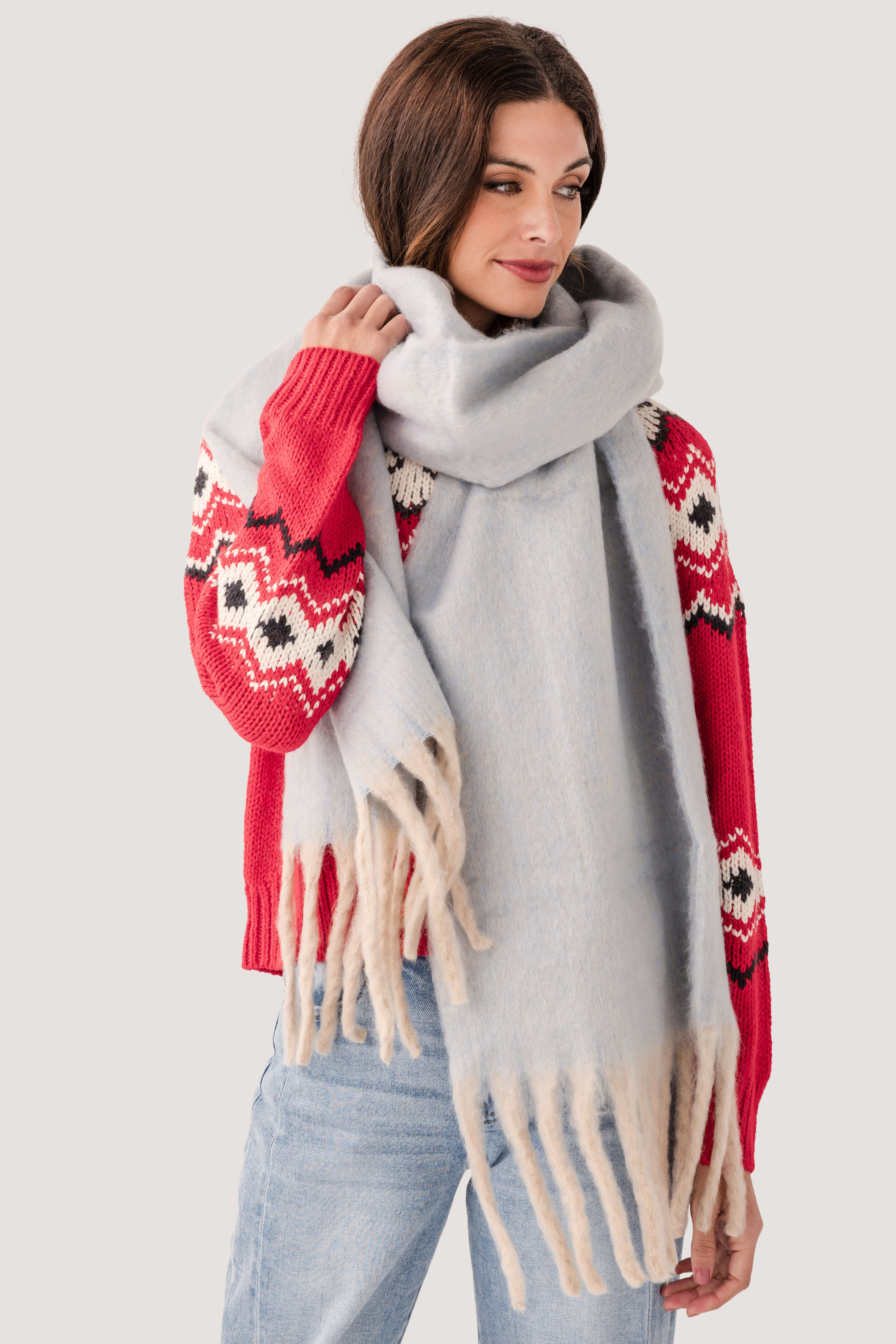 Free People Winter Chill Blanket Scarf | Social Threads