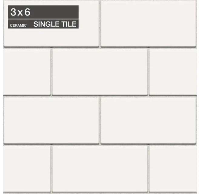 Daltile Color Wheel Classic - 3" x 6" Rectangle Wall Tile - Glossy Visual - Sold by Carton (12.5 ... | Build.com, Inc.