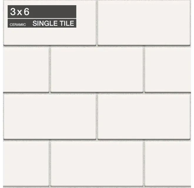Daltile Color Wheel Classic - 3" x 6" Rectangle Wall Tile - Glossy Visual - Sold by Carton (12.5 ... | Build.com, Inc.