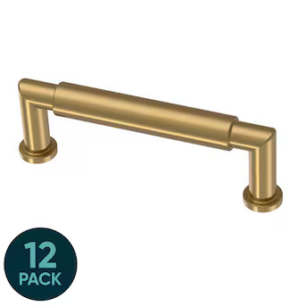 Origin 21 Thora 3-in (76Mm) Center to Center Brushed Brass Cylindrical Handle Drawer Pull (12-Pac... | Lowe's