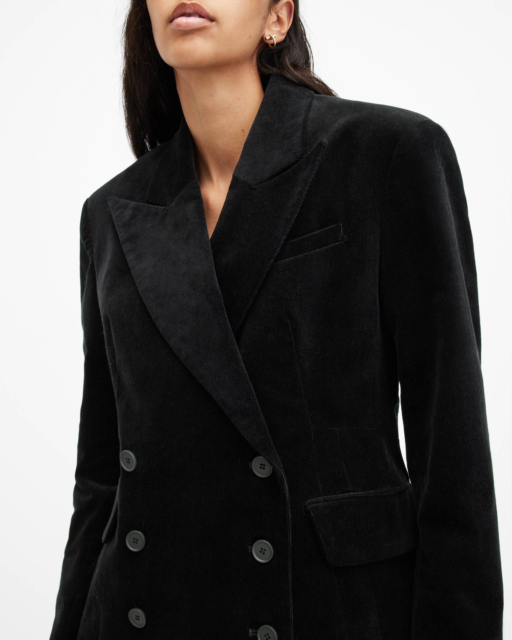 Sevenh Cinched Waist Slim Fit Blazer | AllSaints UK