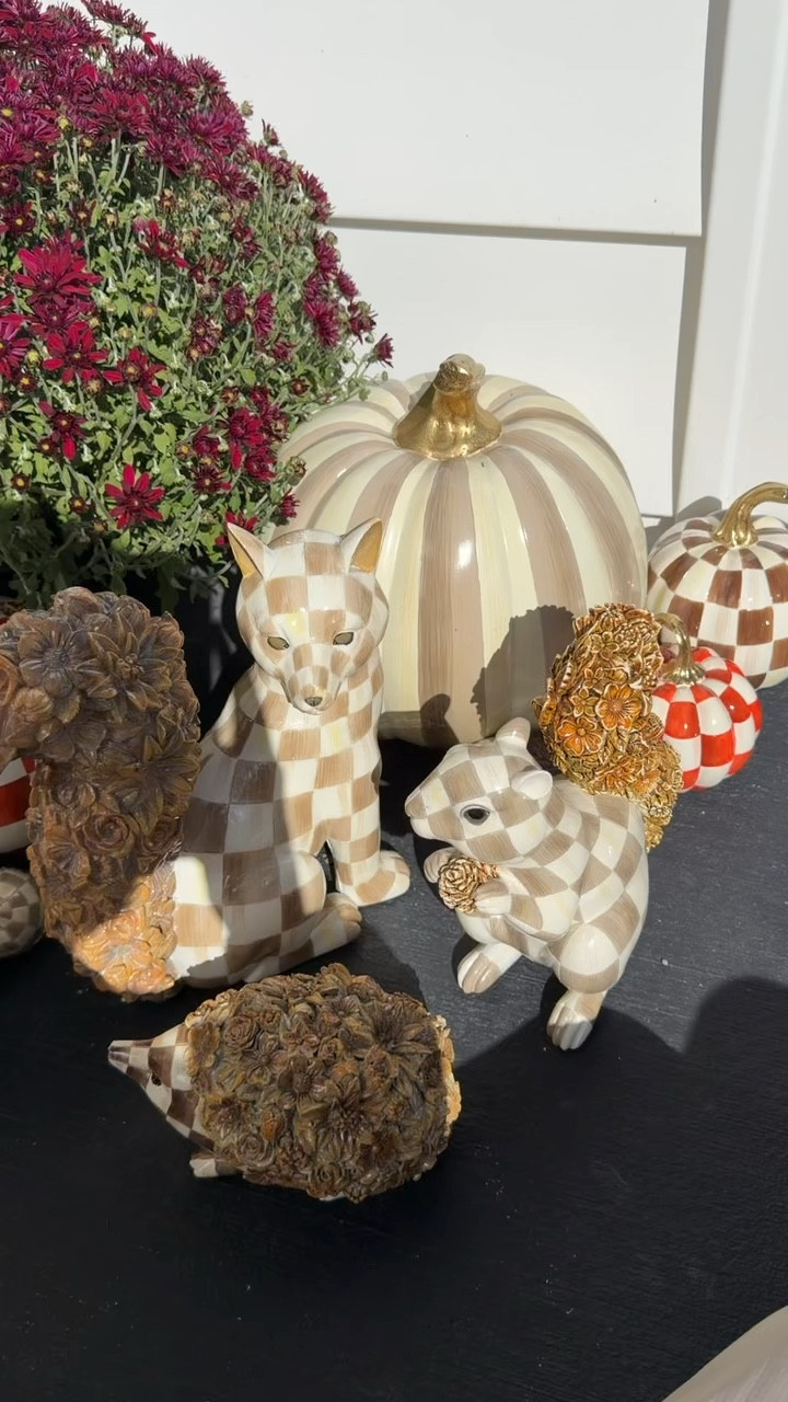How cute are these Mackenzie-Childs critters! Their new fall collection has beautiful fall colors & they sit perfectly on my porch! 

#Mackenzie-Childs

#LTKSeasonal #LTKHome
