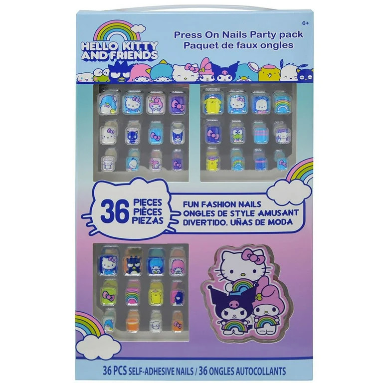Hello Kitty 36pk Press On Nails with File | Walmart (US)