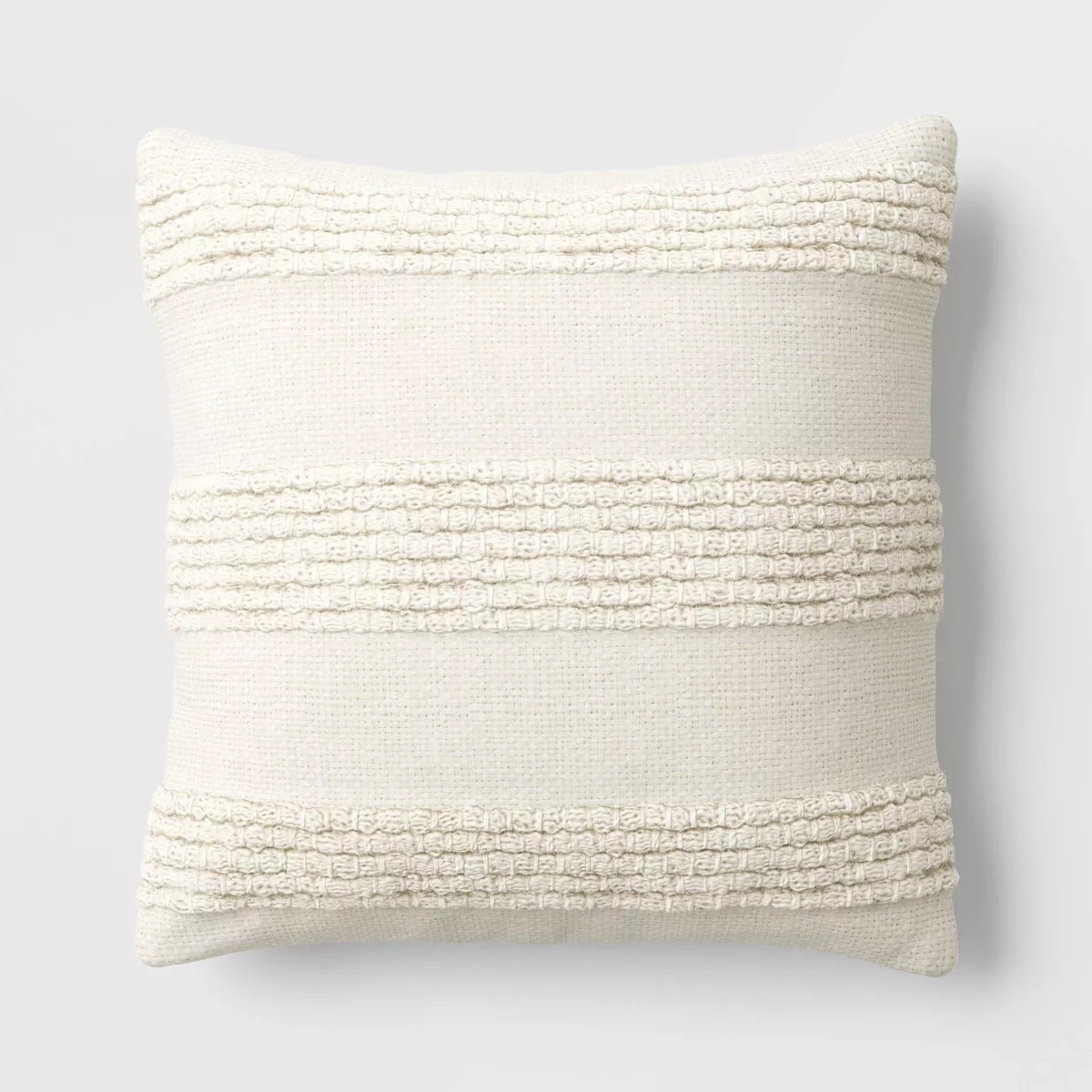 Textural Woven Square Throw Pillow - Threshold™ | Target