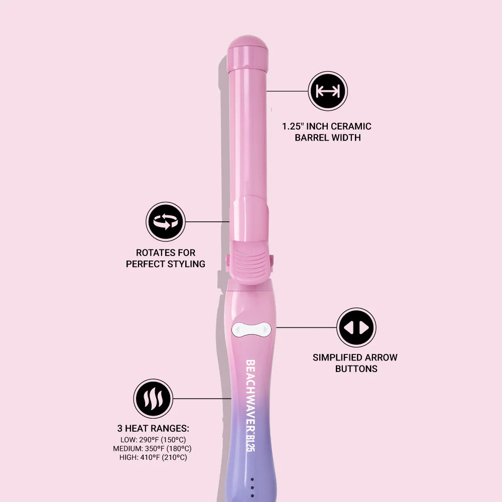 Beachwaver B1.25 Pink Sunset | Beachwaver Co