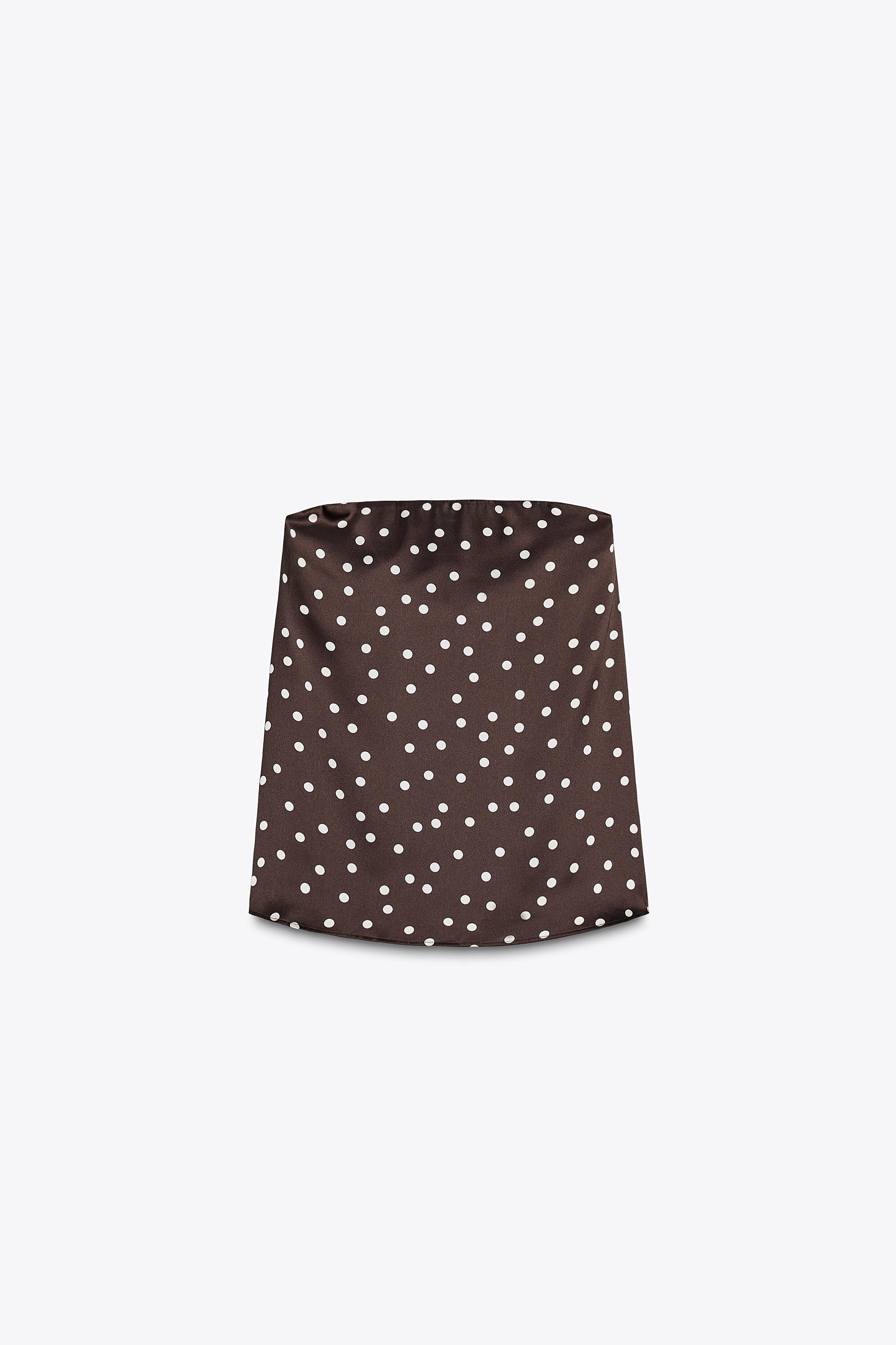 SATIN EFFECT TUBE TOP | Zara US