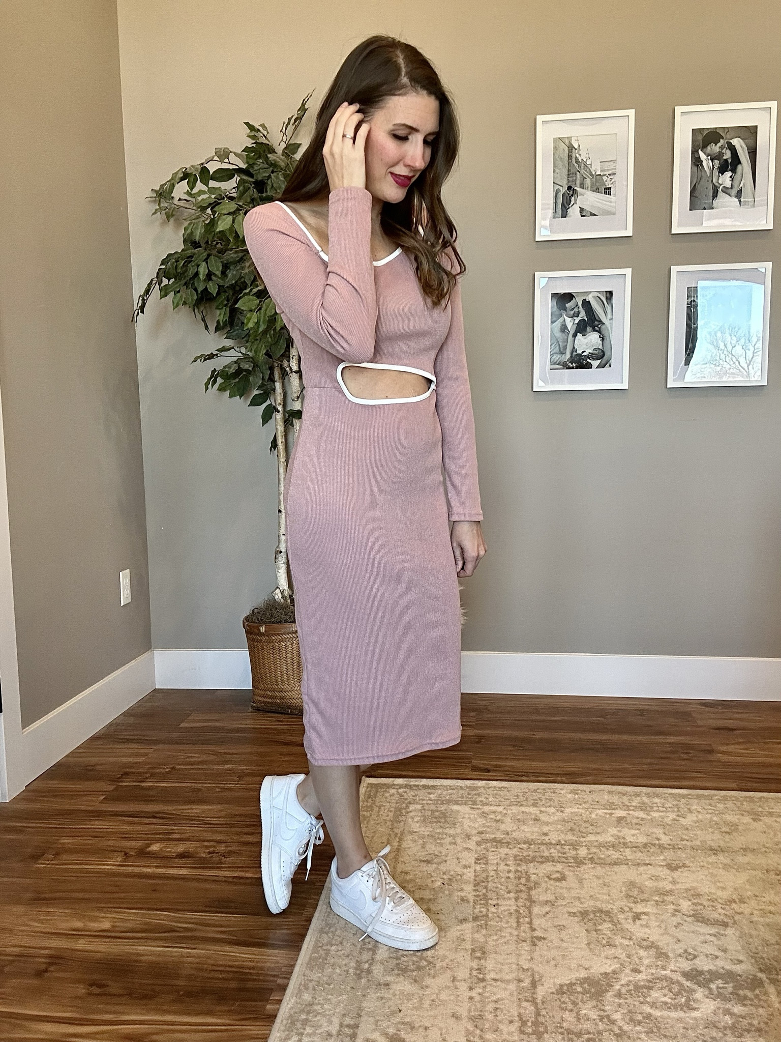 A sporty spin on a king pink dress. 

Valentines outfit, galentines outfit, date night, spring dress

#LTKSeasonal #LTKfindsunder50 #LTKstyletip
