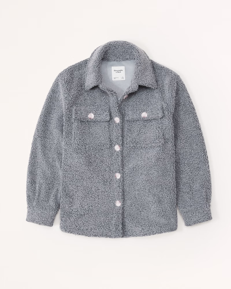 Sherpa Shirt Jacket | Abercrombie & Fitch (US)
