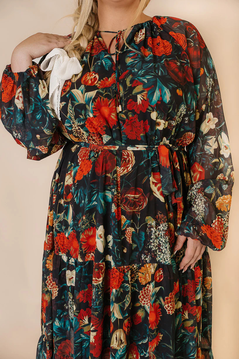 Imogen Dress in Moody Floral | Ivy City Co