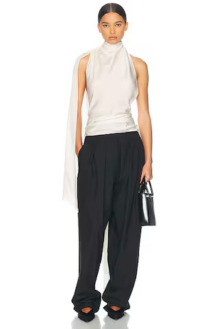 Natasha Silk Halter | FWRD 