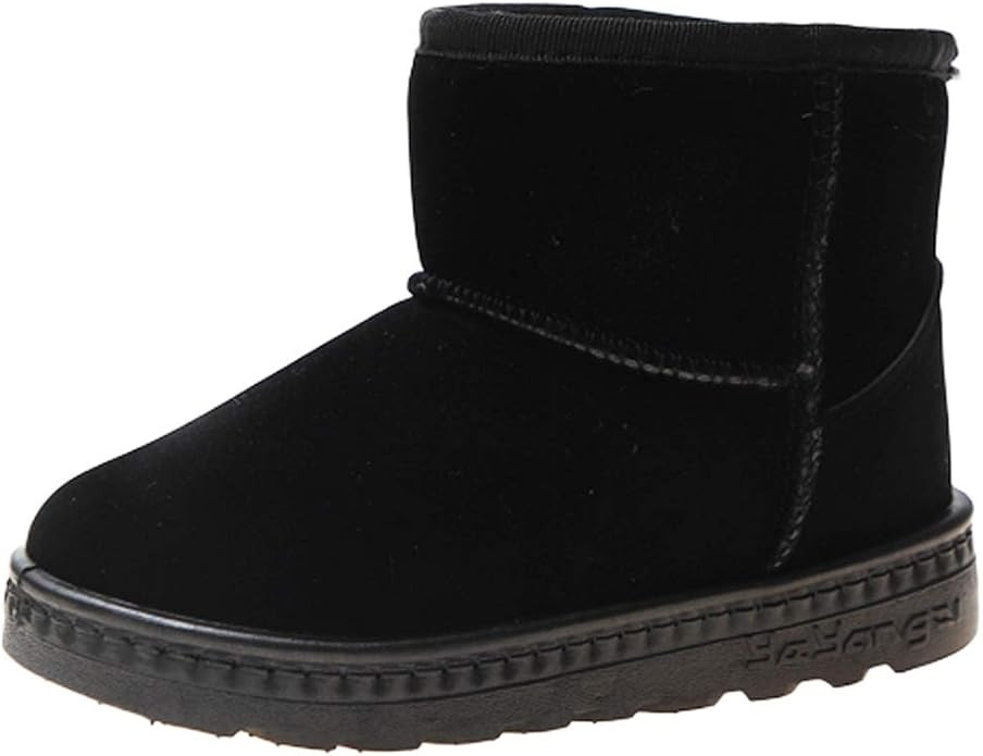 Winter Toddler Boys Girls Thick Warm Plush Boots Classic Style Kids Snow Boots | Amazon (US)