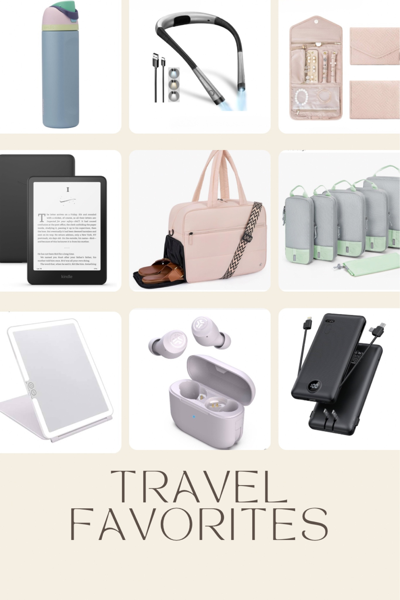 My travel essentials for almost any trip or vacation.

Packing cubes
Carry on luggage 
Personal item

#LTKTravel