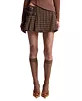 Avec Les Filles Women's Belted Mini Skort - Retro Plaid | Macy's