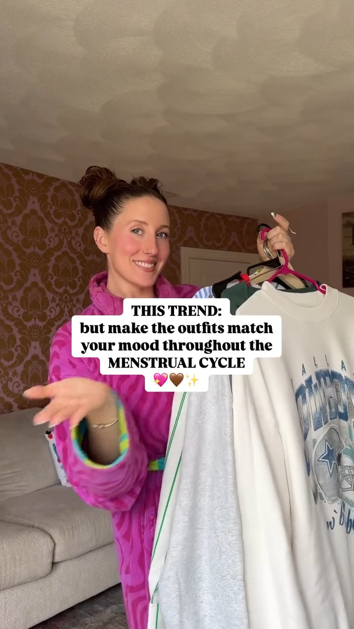Did you know you have 4 phases of your menstrual cycle?! ⬇️ 💖 (Bonus: find all these outfits in my LTK)

First, follow @hormonehealthbabe and now let’s learn more ⬇️

As women, we run off a month-long hormonal cycle, and about every week, we enter a new phase. Within each phase, our mood, energy levels, appetite, brain chemistry, and appearance all change due to our fluctuating hormones. FYI, men’s hormone cycle resets every 24 hours, so they feel very similar day-to-day, while women fluctuate and shift all month long! 

When you learn this, you can adapt your lifestyle to each phase. It’s like knowing the weather in advance but with your own body! This knowledge can help make your periods more manageable and truly change your life, allowing you to live the way nature intended.

If you’re interested in learning more, comment CYCLE, and I will send you a free guide that covers EVERYTHING. It will teach you about each phase of your cycle and what to do during each to maximize your energy, reduce pain, and boost your confidence all month long.

#hormonehealth #menstrualcycle #follicularphase #ovulation #hormonehealing #ltkfashion