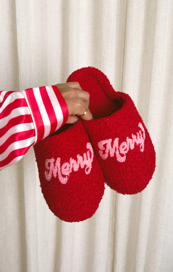 Merry Slippers ~ Red | Show Me Your Mumu