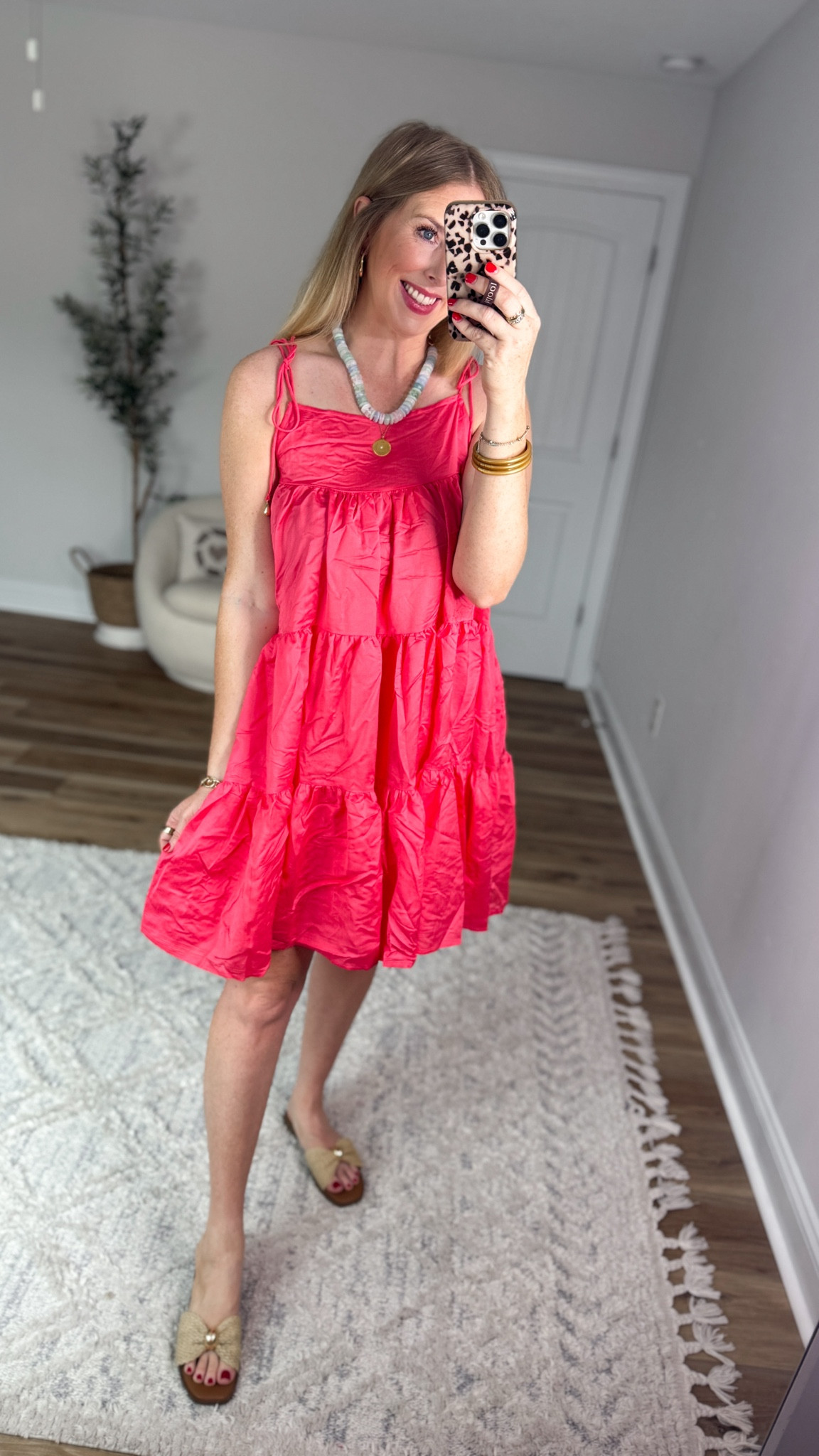 Weekend Walmart Wins try on
Tiered mini dress- small, if between go down!

#LTKgrwm #LTKootd